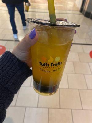 Mango Fruit Tea with Pearls