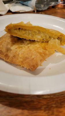 Jamaican Patties (chicken? My husband ordered so not  100% sure.)