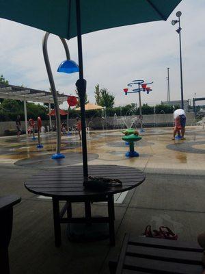 Splash pad!