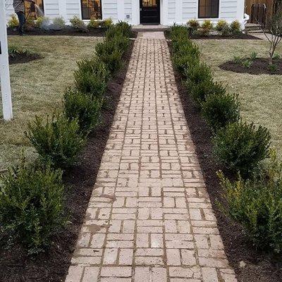 Vegetation Installation, Flower Bed Creation, Sod Installation