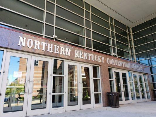 Entry to Northern Kentucky Convention Center