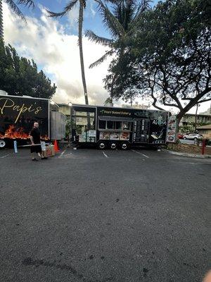 Plant based food trailer