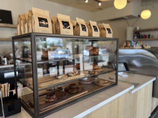 Locally-roasted beans and baked goods