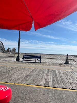 Oceanfront dining