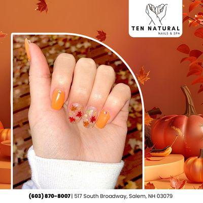 Fall is here, and it's time to let it show on your nails!  Embrace the season with warm colors and cozy designs.