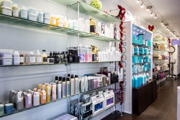 Large selection of professional beauty products from L'oreal to Davines,, Moroccanoil, Unite, Living Proof, Paul Mitchell, Aquage, Neuash