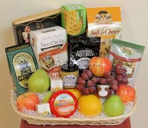 Fresh fruit and gourmet baskets, made to your specifications.