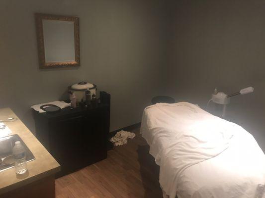 Room where I had my facial