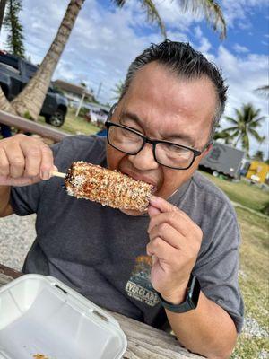 10.26.24 enjoying the elote