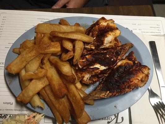 This is possibly the worst meal you could possibly get for $45 burnt to a crisp lobster tails and no one thinks that it's a problem