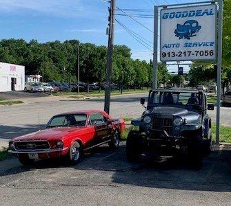 67 Mustang and custom Jeep