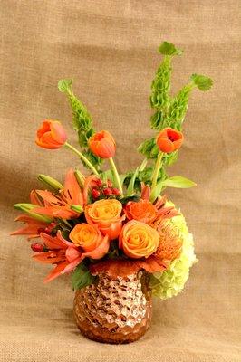 Orange Flower Centerpiece