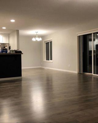 Laminate floor install