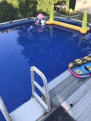 Our installed pool