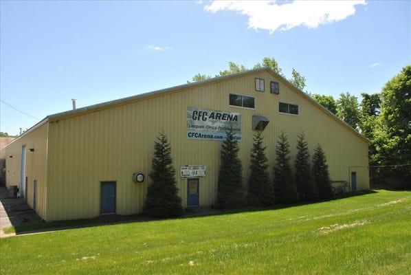 View of the CFC Arena from Sherman Avenue