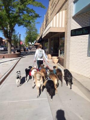 Erika Hall, walking on the downtown streets of Grand Junction.