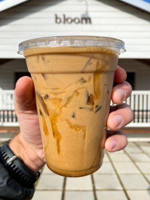 Iced Milton Honey latte $6.00