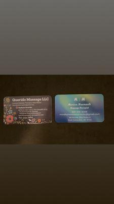 Our business cards and information