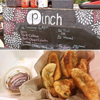 Assorted Pan Fried Dumplings from Pinch Dumplings