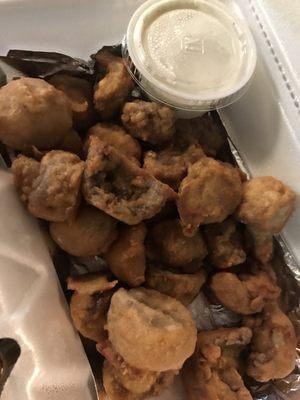 Fried mushrooms