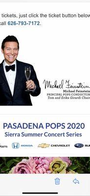 Mary Wilson (Suoremes) Marilyn McCoo Billy Davis Jr (5th Dimension) Michael Feinstein conductor The Pasadena Pops Lawn Tickets $10-25 7/11