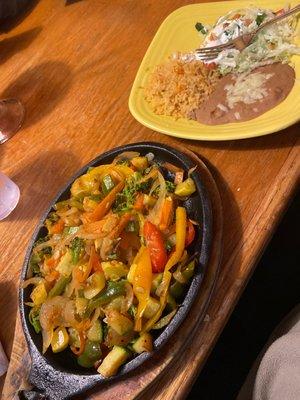 Vegetable Fajitas