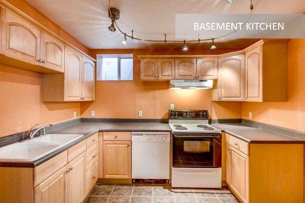 By adding this full-sized kitchen to a West Seattle basement, we created a desirable rental unit that now provides income for the homeowner.