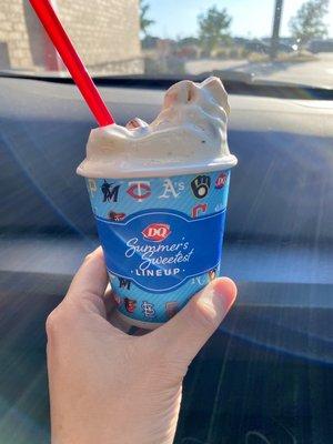 Caramel fudge cheesecake blizzard treat (mini)