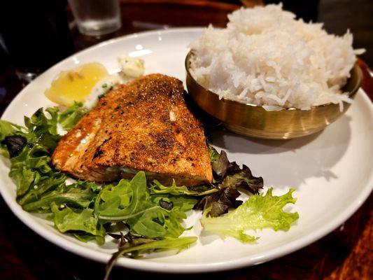 Wild Alaskan Caught Salmon, blackened