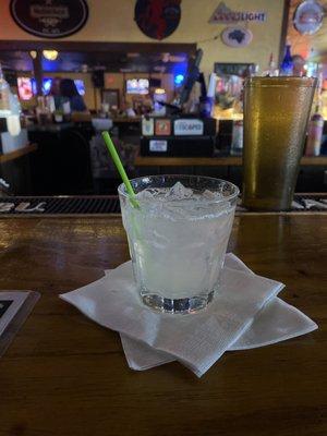 blueberry martini on the rocks