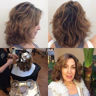 Color and Cut by Sarah on our owner, Julie