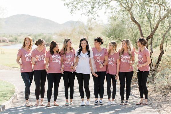 bridal party hair and makeup