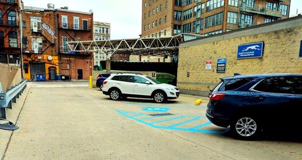 Greyhound Package Express -- at the side of the Grehound Terminal (you can ship large items under busses like it's UPS)