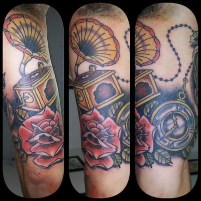 Traditional tattoo by Dave George