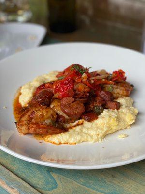 Shrimp and grits.