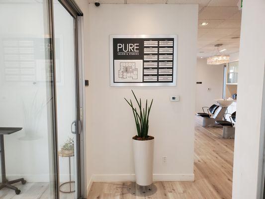 Pure Salon | Directory of the studio staff - C.P Richards is your local San Diego Sign Company.