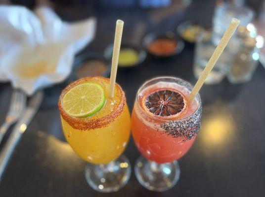 Mango Margarita & Blood Orange Margarita