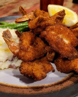 Hand Breaded Fried Shrimp.