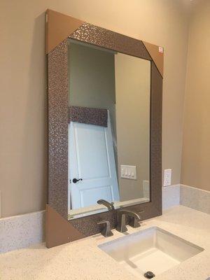 New mirrors for our master bathroom!  $79.99, marked down to $49.99 with an additional 25% and $10 off $50 purchase!!