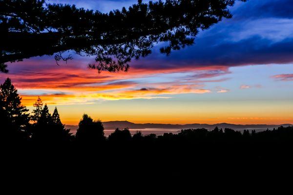 Sunset from the Oakland Hills