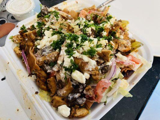 Loaded Shawarma Fries - gigantic!