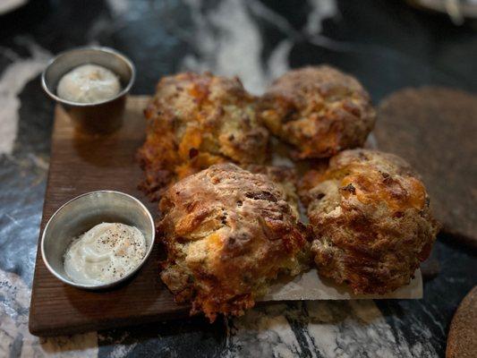 2 orders of Bacon Cheddar Buttermilk Biscuits