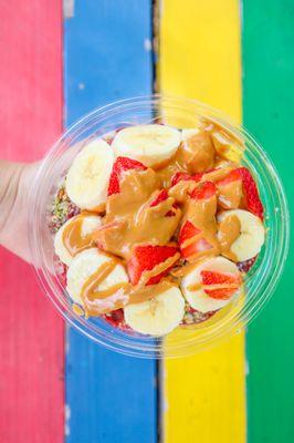 Acai Bowl-Add Peanut Butter on top!