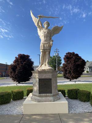 St. Michael ... Patron Saint of Law Enforcement and Military Forces.