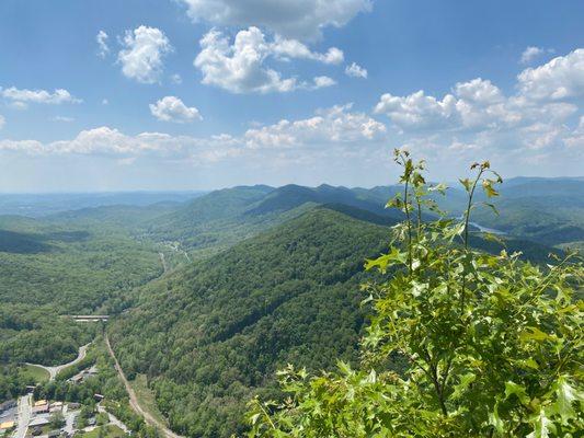 One slice of a beautiful panorama from the observation platform.