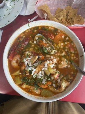 Caldo de Mariscos