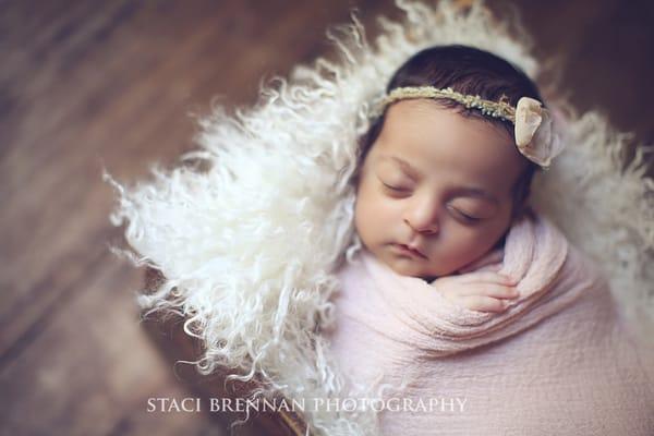 Newborn girl photography