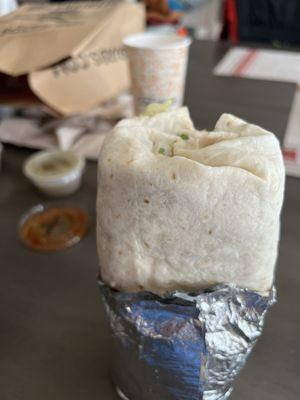 Chicken burrito