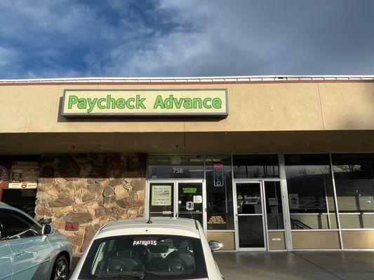 Paycheck Advance on 75B West Plumb