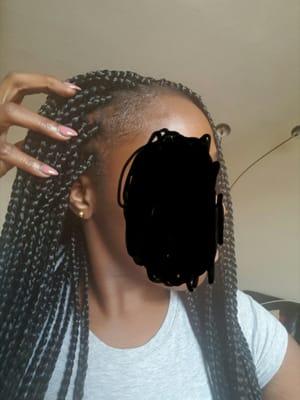 These are not medium sized braids as requested, they are LARGE, which makes them easier to slip out and harder to style